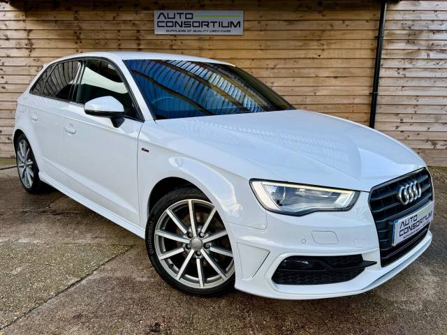 Audi A3 2.0 TDI 184 S Line 5dr Hatchback Diesel WHITE