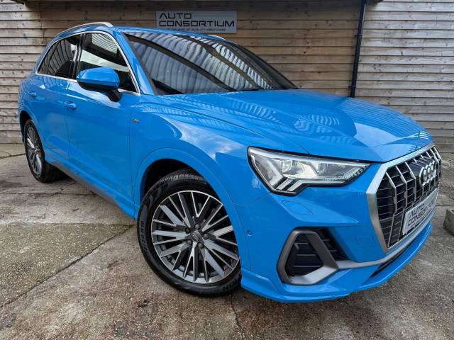 Audi Q3 2.0 45 TFSI Quattro S Line 5dr S Tronic Estate Petrol BLUE