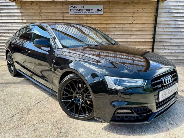Audi A5 2.0 TDI 190 Quattro Black Ed Plus 5dr S Tronic 5st Hatchback Diesel BLACK