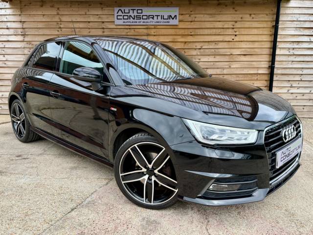 Audi A1 1.4 TFSI S Line Nav 5dr S Tronic Hatchback Petrol BLACK